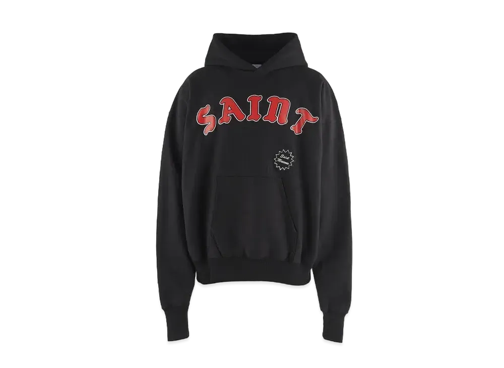 SAINT Mxxxxxx 24SS Arch Saint Hoodie "Black"