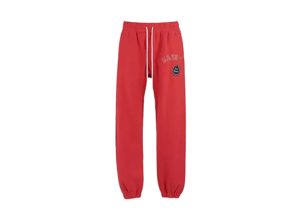 SAINT Mxxxxxx 24SS Arch Saint Sweat Pants "Red"
