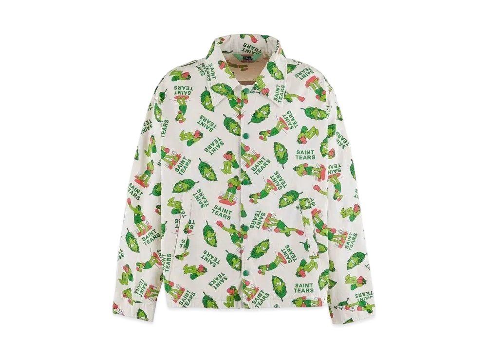 Saint Mxxxxxx x Denim Tears Coach JKT/Boxer "White"