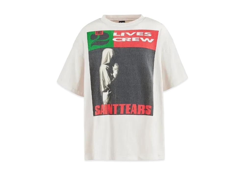 Saint Mxxxxxx x Denim Tears SS Tee/Lives Crew "White"