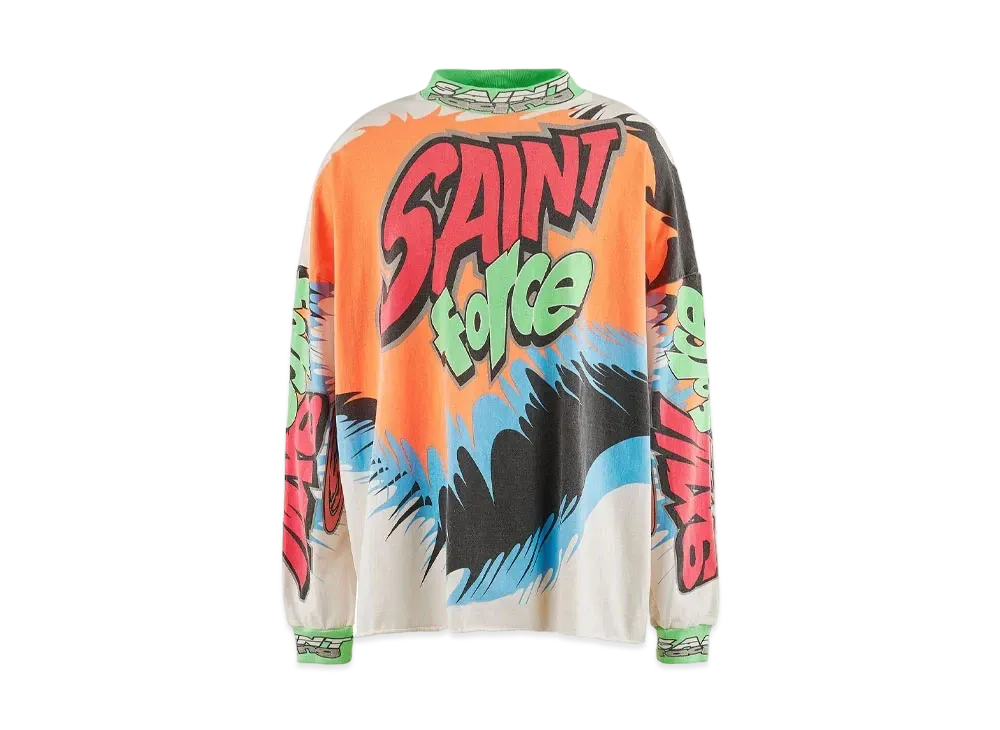 Saint Mxxxxxx LS Tee/Saint Force "White"