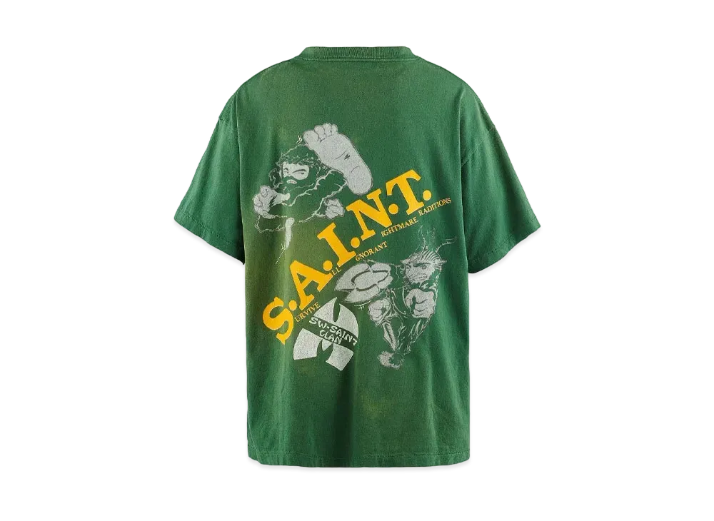 Saint Mxxxxxx x Sean Wotherspoon SW_SS Tee_Saint Clan "Green"
