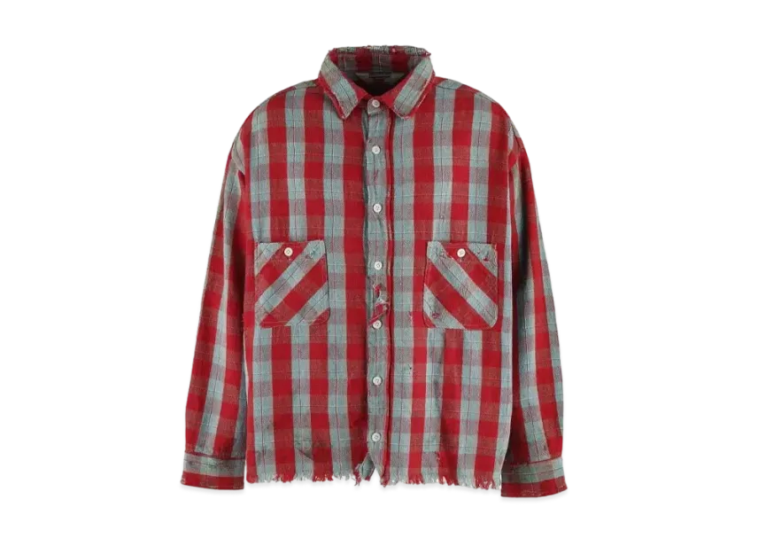 SAINT Mxxxxxx FRNL CHECK SHIRT/RED/BLUE SAINT Mxxxxxx FRNL CHECK SHIRT/RED/BLUE