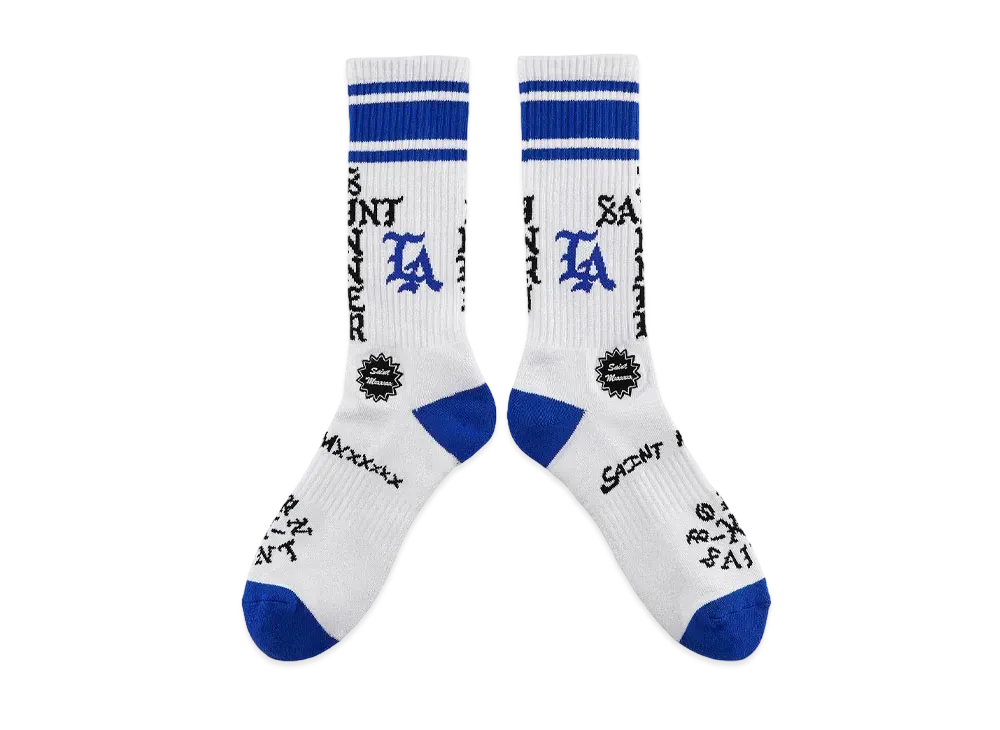 SAINT Mxxxxxx x Born x Raised BR_Socks / LA "White"