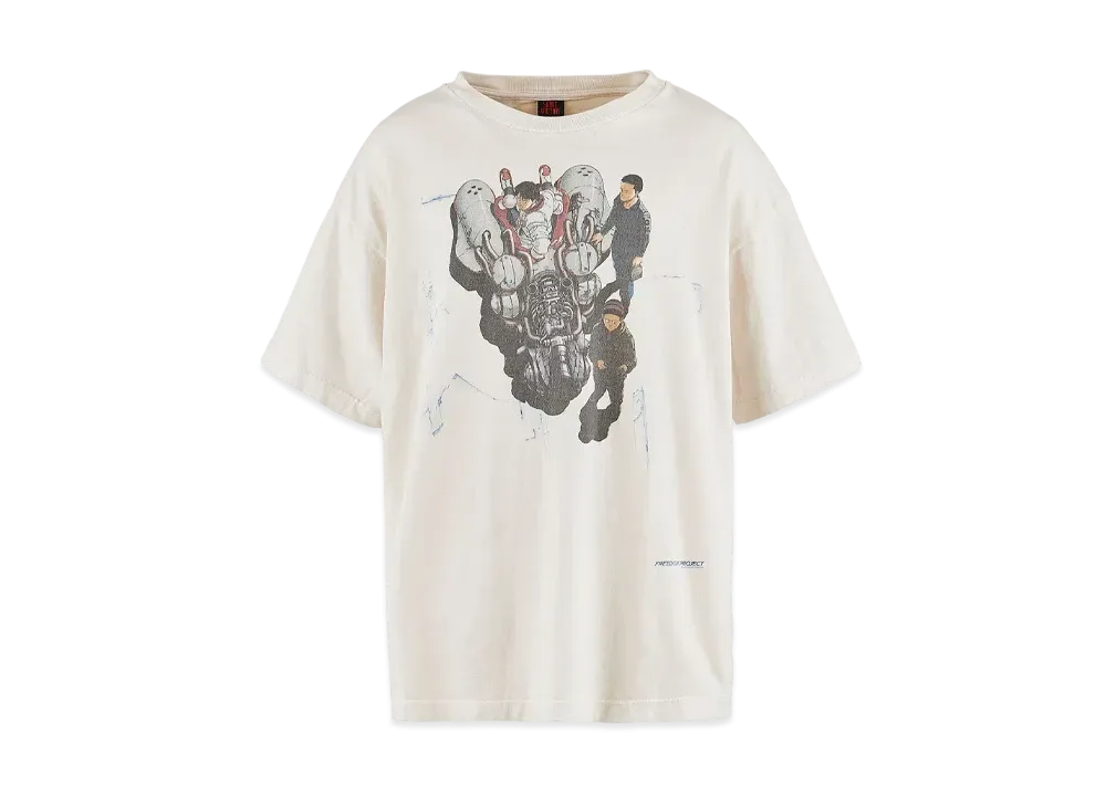 SAINT Mxxxxxx 24SS x FREEDOM Bike Short Sleeve T-Shirt "White"