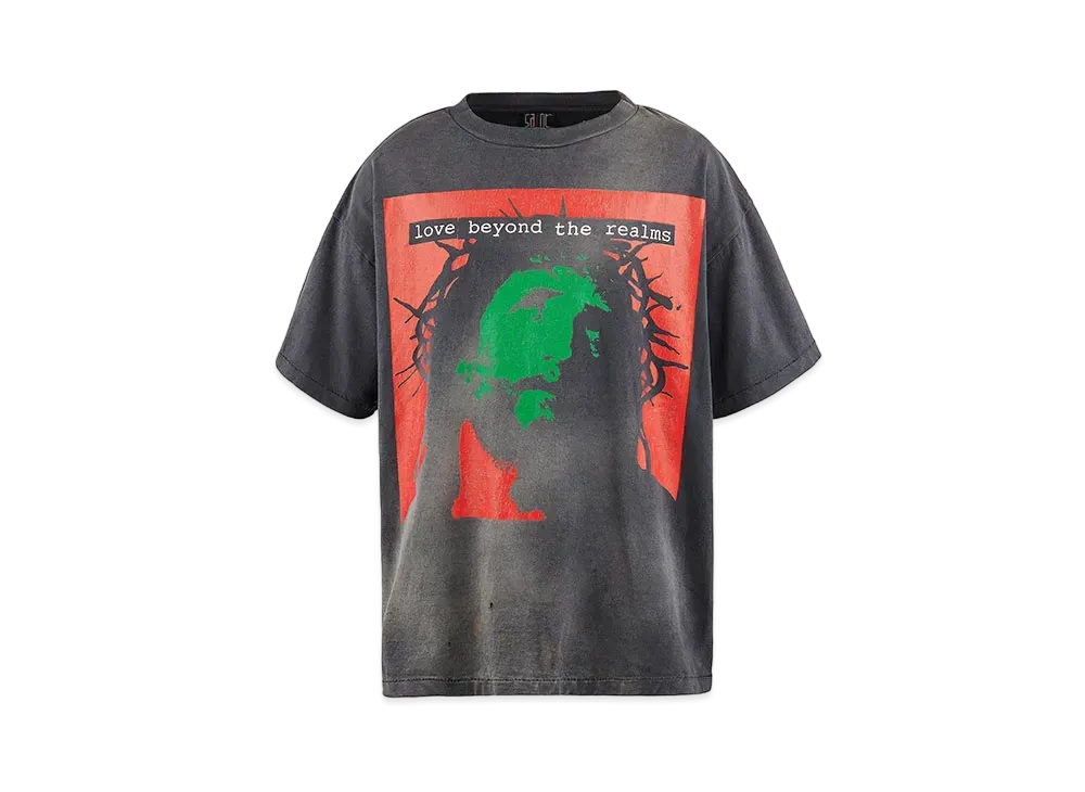 SAINT Mxxxxxx x Kosuke Kawamura KK_SS Tee/Love Beyond "Black"