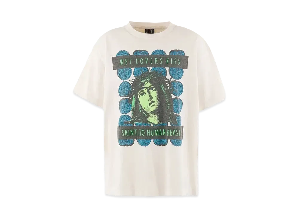 セントマイケル 24FW SS Tシャツ キス "ホワイト"