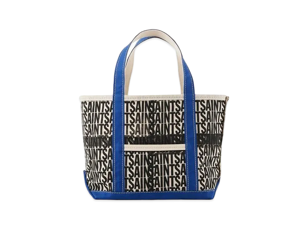 最終掲載 Mサイズ セントマイケル トートバッグ ネイビー 2024 SAINT MXXXXXX｜TOTE XL / SAINT｜NAVY｜2024秋冬 【8/31(土