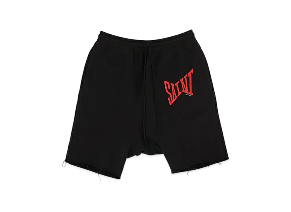 セントマイケル セイント ロゴ ショート パンツ "ブラック"