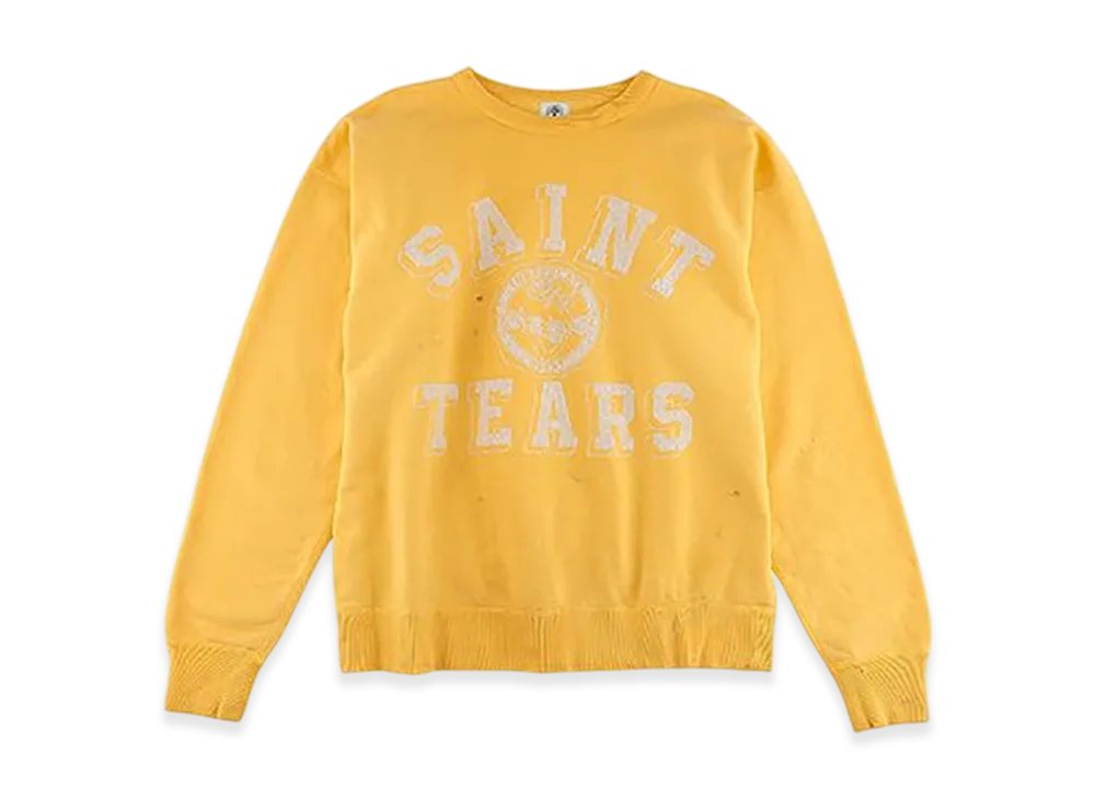Saint Mxxxxxx Studio Sweat Shirt Saint Tears "LightGreen/Yellow"