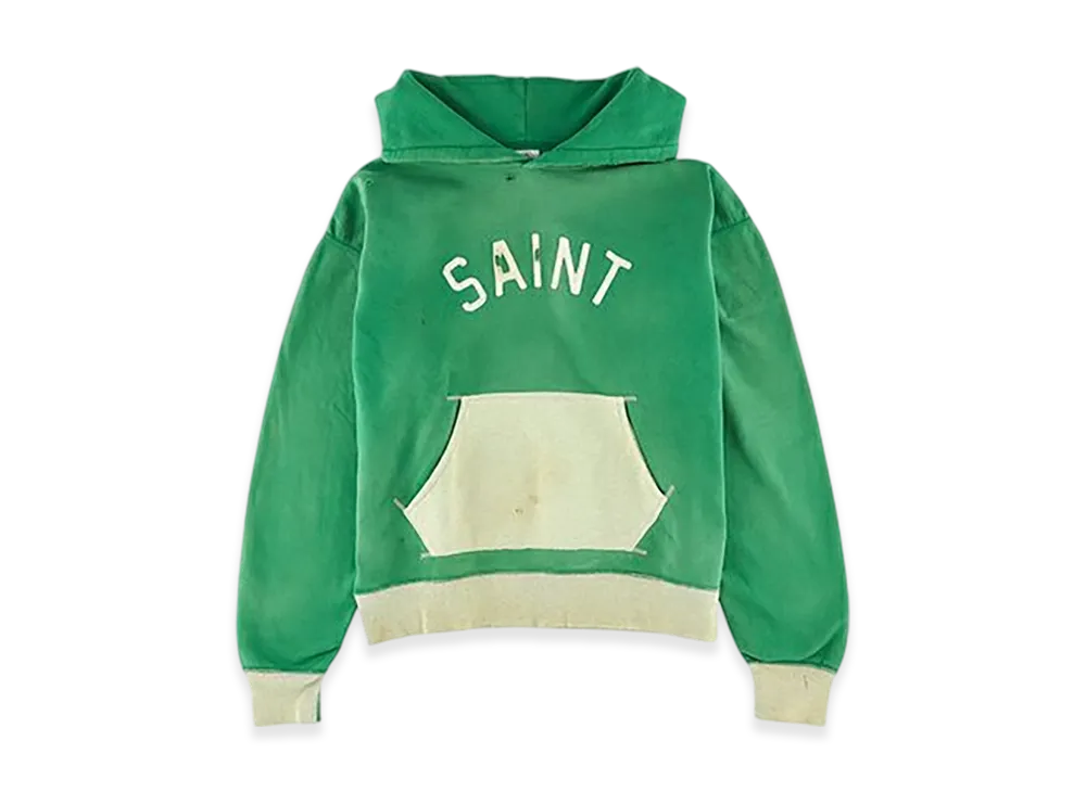 Saint Mxxxxxx Hoodie Felt "Green/Grey"