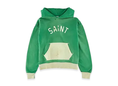 Saint Mxxxxxx Hoodie Felt "Green/Grey"