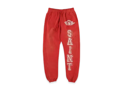 Saint Mxxxxxx Sweat Pants Angel "Red"