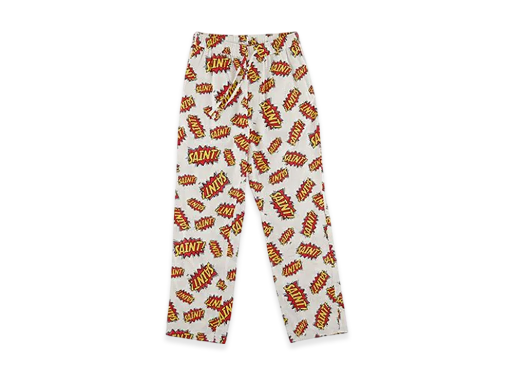 Saint Mxxxxxx Pajama Pants Pow "White"