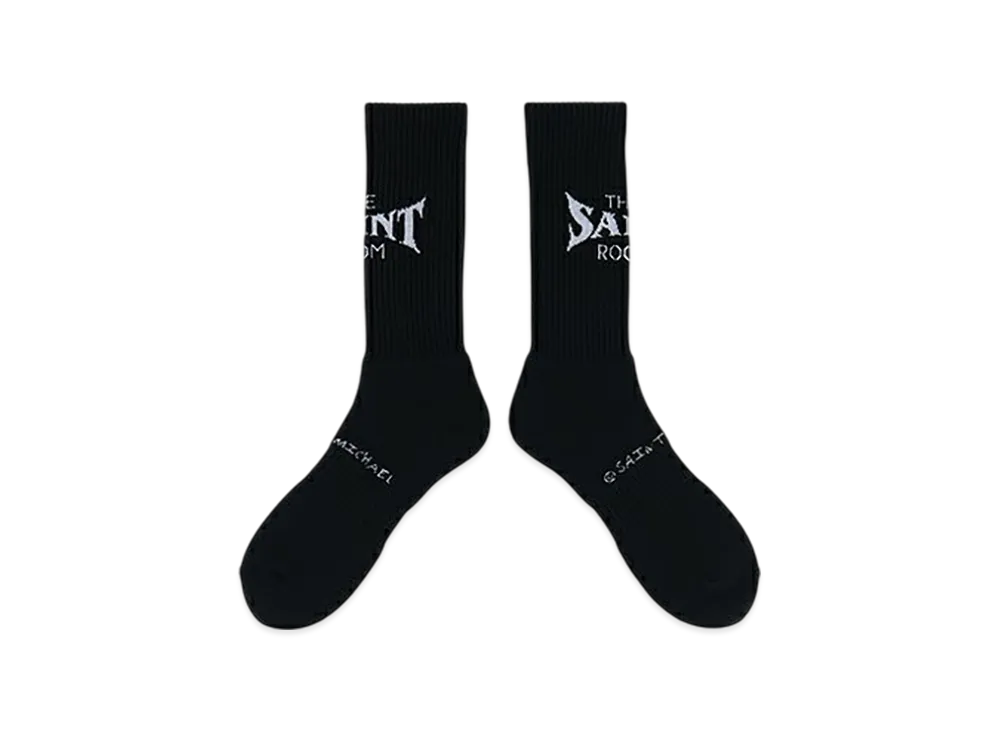 Saint Mxxxxxx x Shermer Academy Sock S Room "Black/White"
