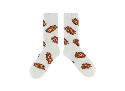 Saint Mxxxxxx Socks Pow "White"