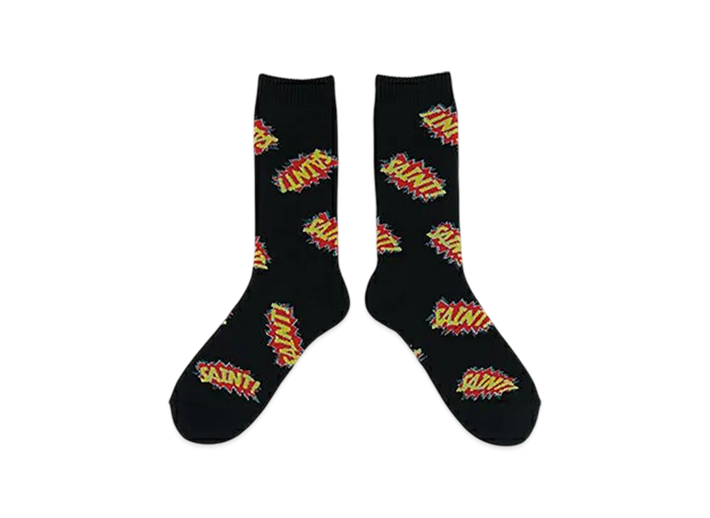 Saint Mxxxxxx Socks Pow "Black"