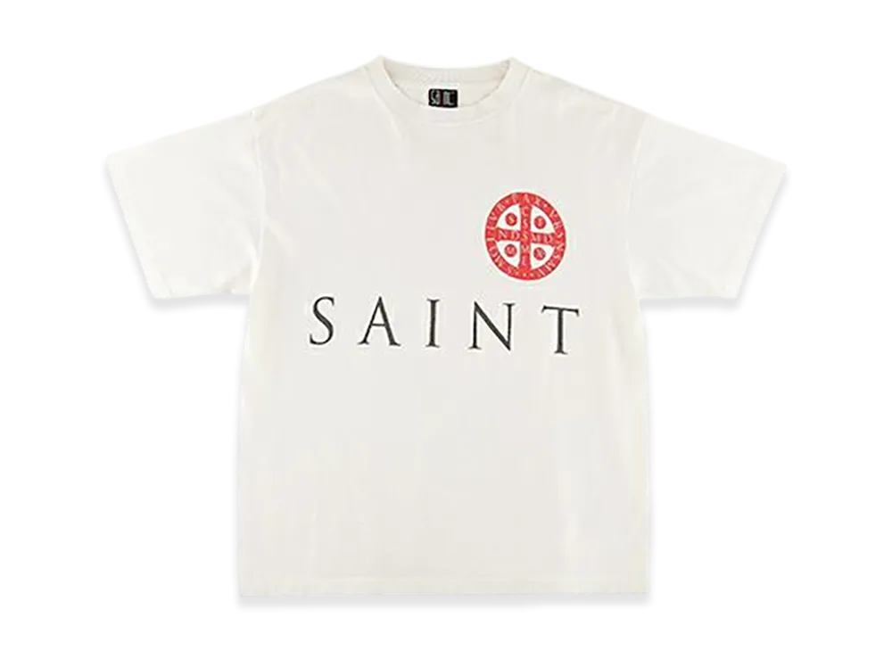 Saint Mxxxxxx SS Tee Red Circle "White"