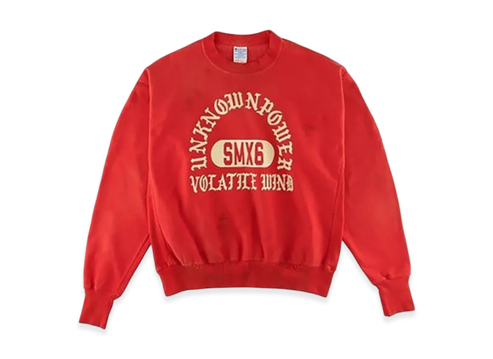 Saint Mxxxxxx Crew Sweat "Red"
