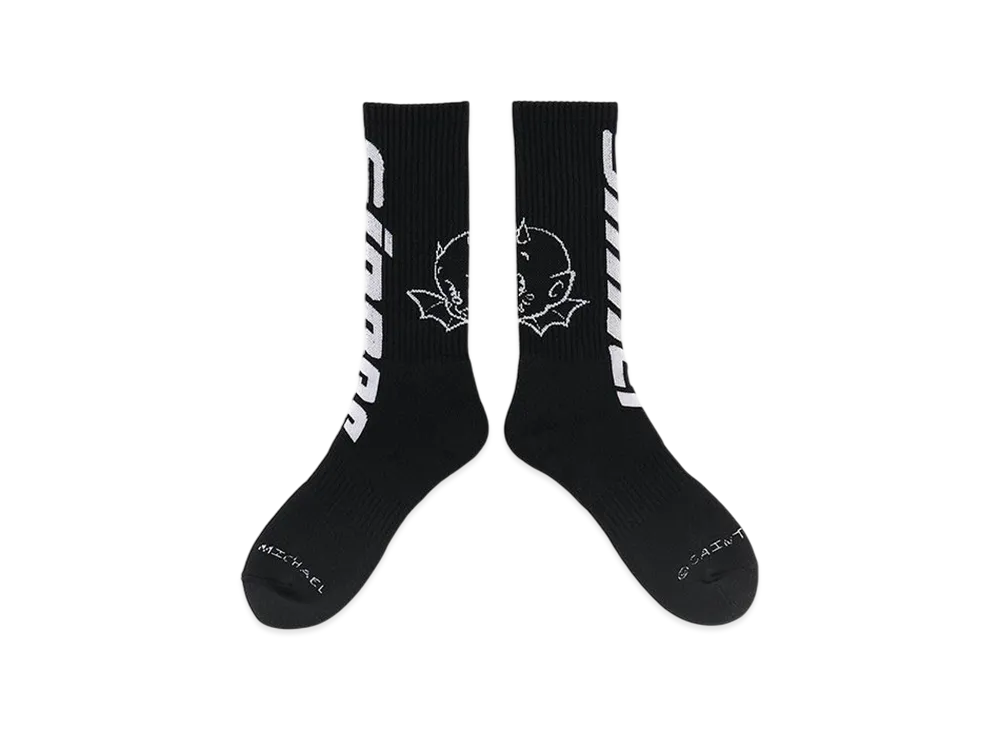 Saint Mxxxxxx Socks Devil "Black"