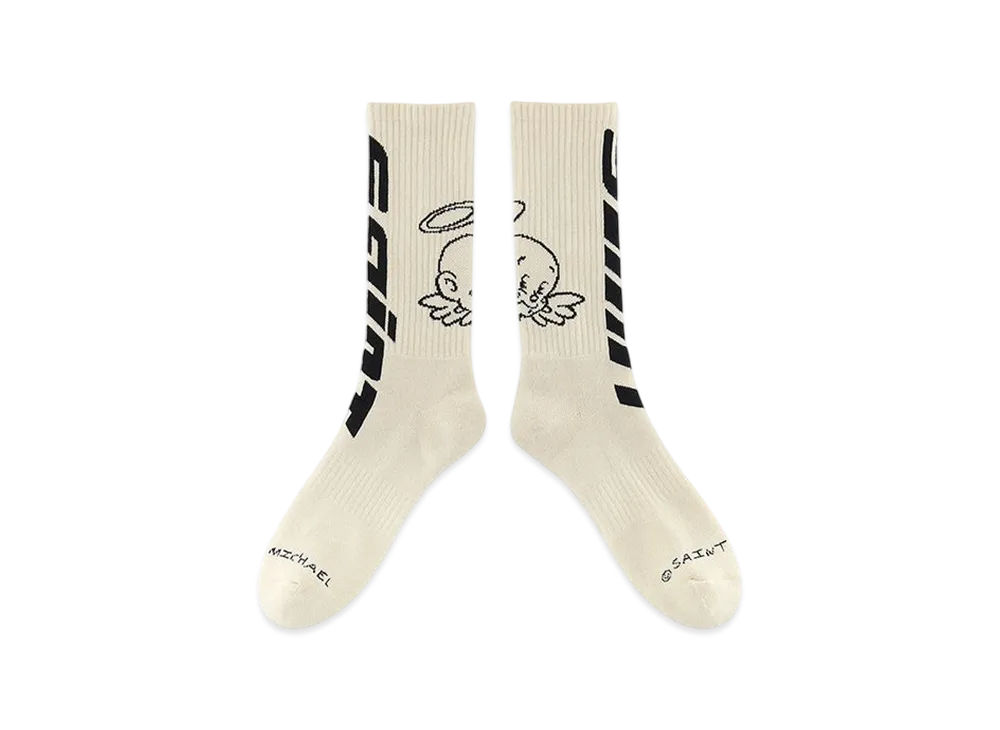 Saint Mxxxxxx Socks Angel "Ecru"