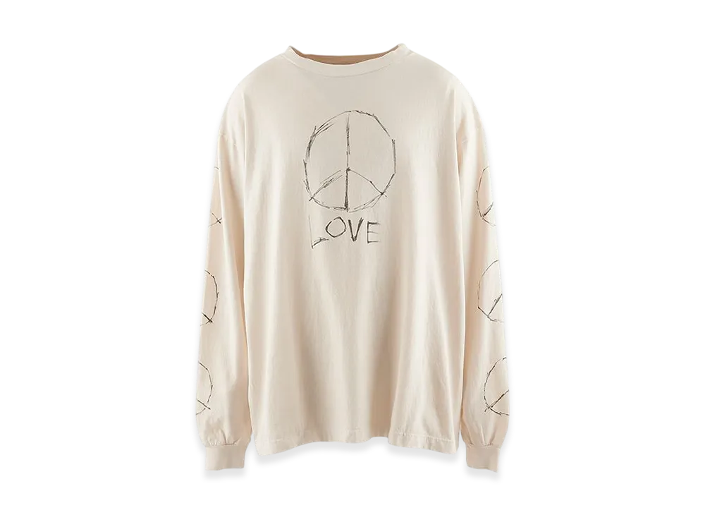 Saint Mxxxxxx LS Tee Love "White"
