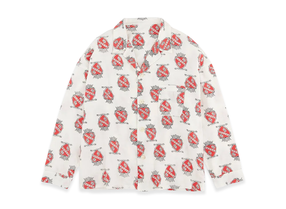 SAINT Mxxxxxx Pajama Shirt Heart "White"