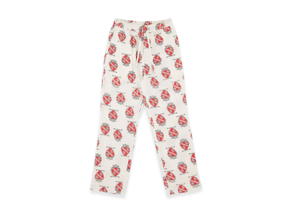 SAINT Mxxxxxx Pajama Pants Heart "White"
