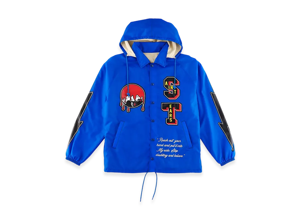 SAINT Mxxxxxx Denim Tears Coach Jacket "Blue"