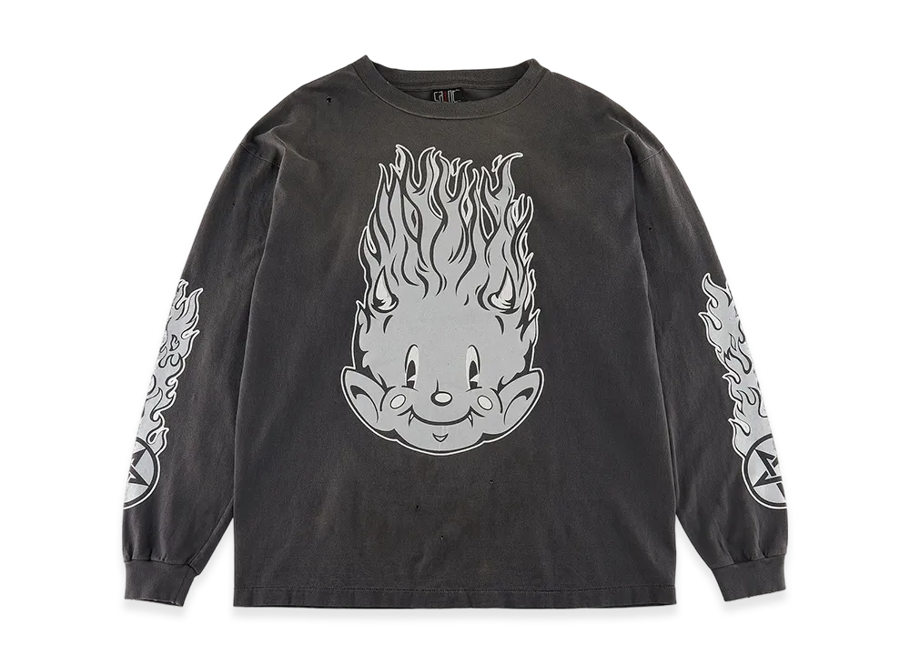 SAINT Mxxxxxx Fire Baby L/S Tee "Black"