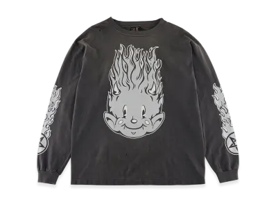 SAINT Mxxxxxx Fire Baby L/S Tee "Black"