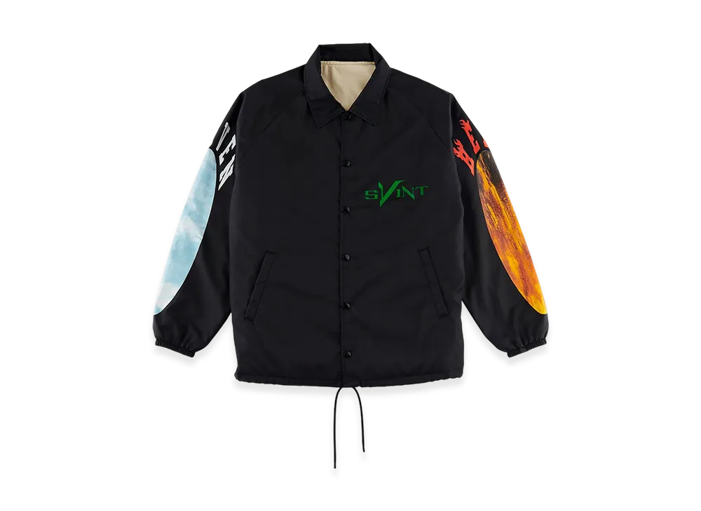 SAINT Mxxxxxx VLONE Coach Jacket Skull "Black"