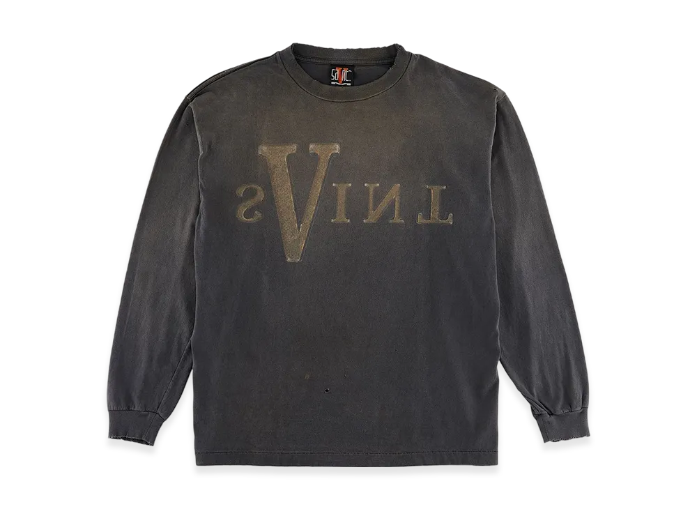 SAINT Mxxxxxx VLONE Long Sleeve Tee Maria "Black"