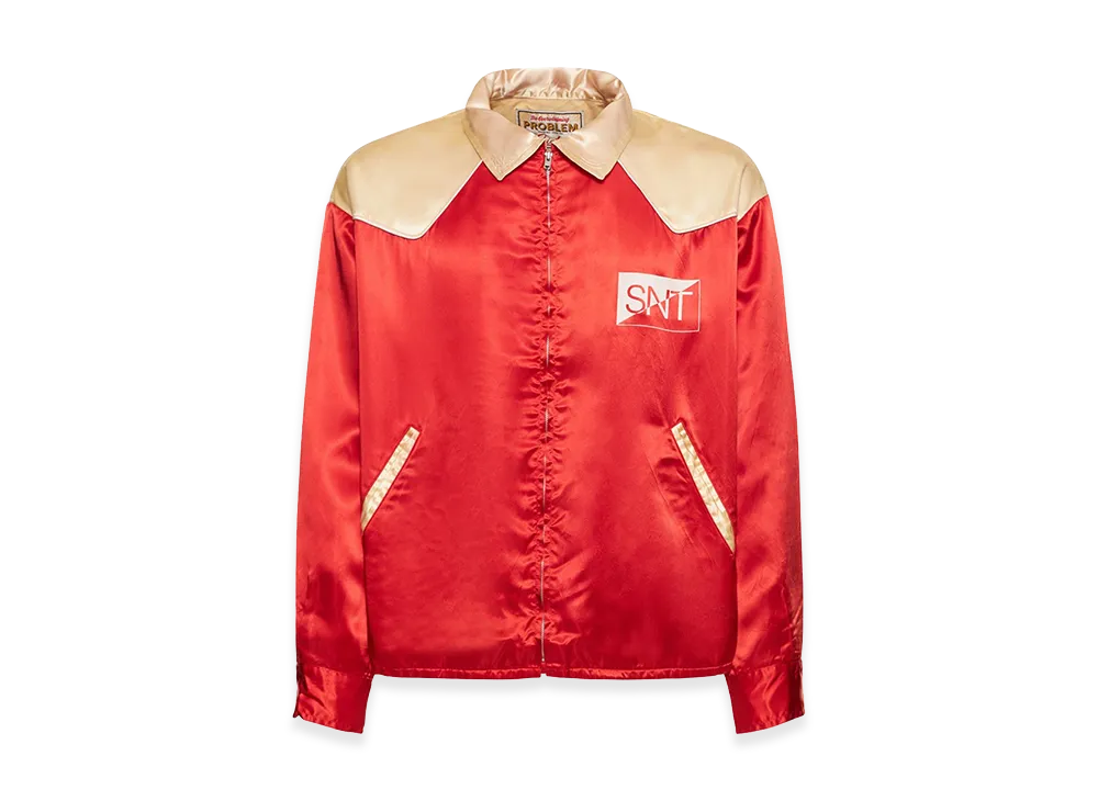 セイントマイケル ディスオーダーオブザディバイン ウエスタンシャツジャケット "レッド"