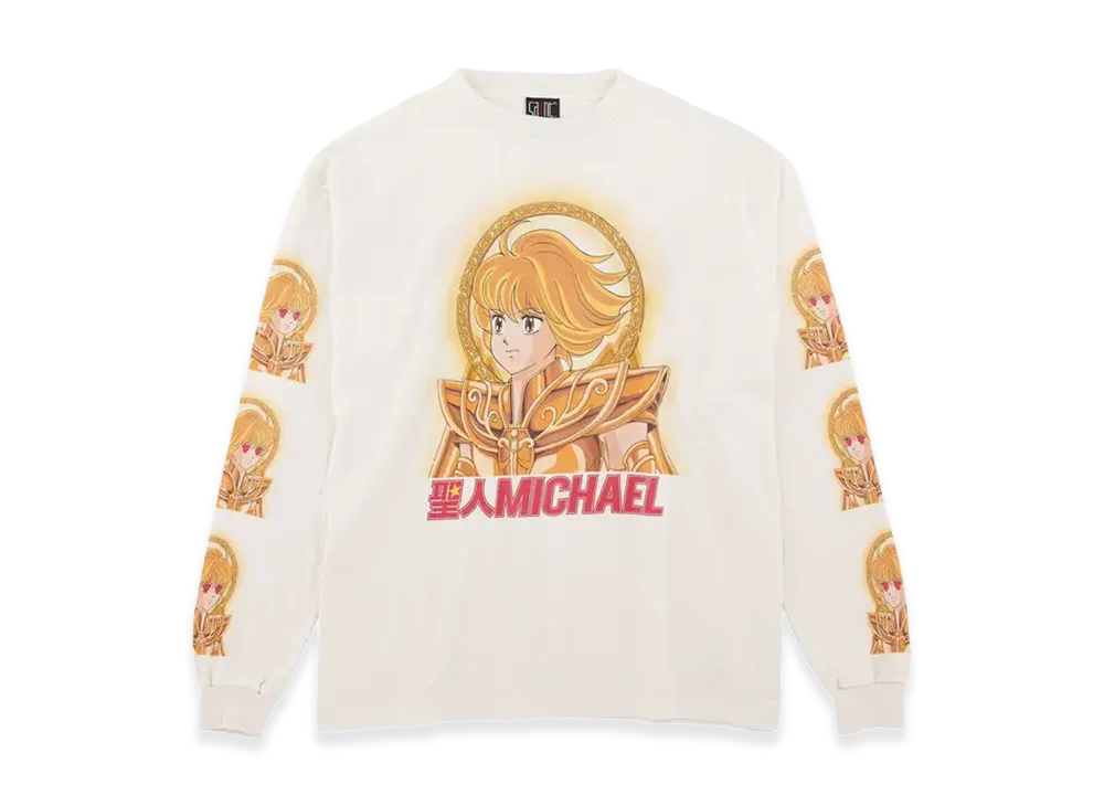 SAINT Mxxxxxx LS Tee Saint MICHAEL "White"