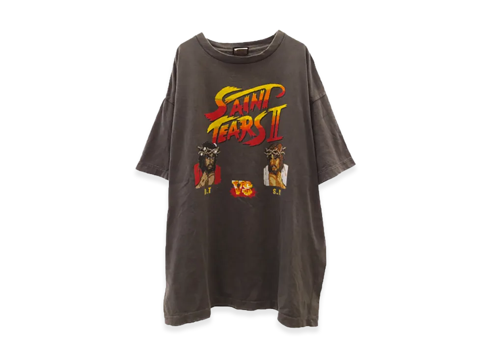 SAINT Mxxxxxx x Denim Tears Saint TearsII T-Shirt "Charcoal Gray"