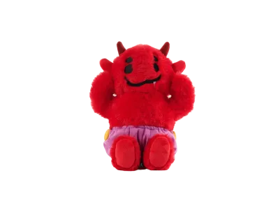 SAINT Mxxxxxx x Cactus Plant Flea Market Plush Smiles "Red"