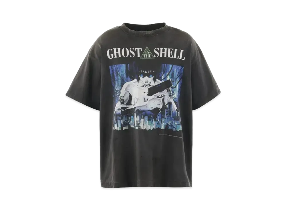 SAINT Mxxxxxx x GHOST IN THE SHELL GS_SS Tee_GITS "Black" SM-YS1-0000-C31