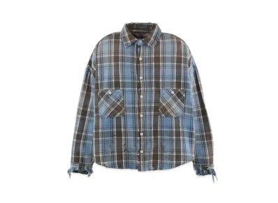 SAINT Mxxxxxx Frannel Shirt "Blue/Gray"