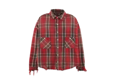 SAINT Mxxxxxx Frannel Shirt "Red/Gray"