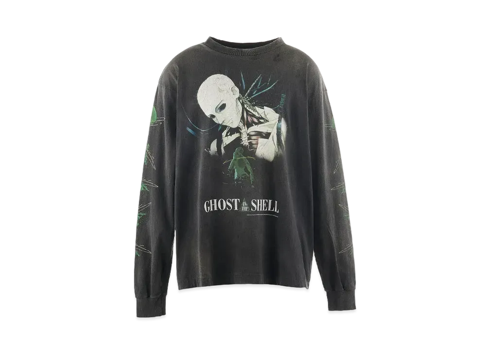 SAINT Mxxxxxx x Ghost In The Shell GS_LS Tee_GITS "Black"