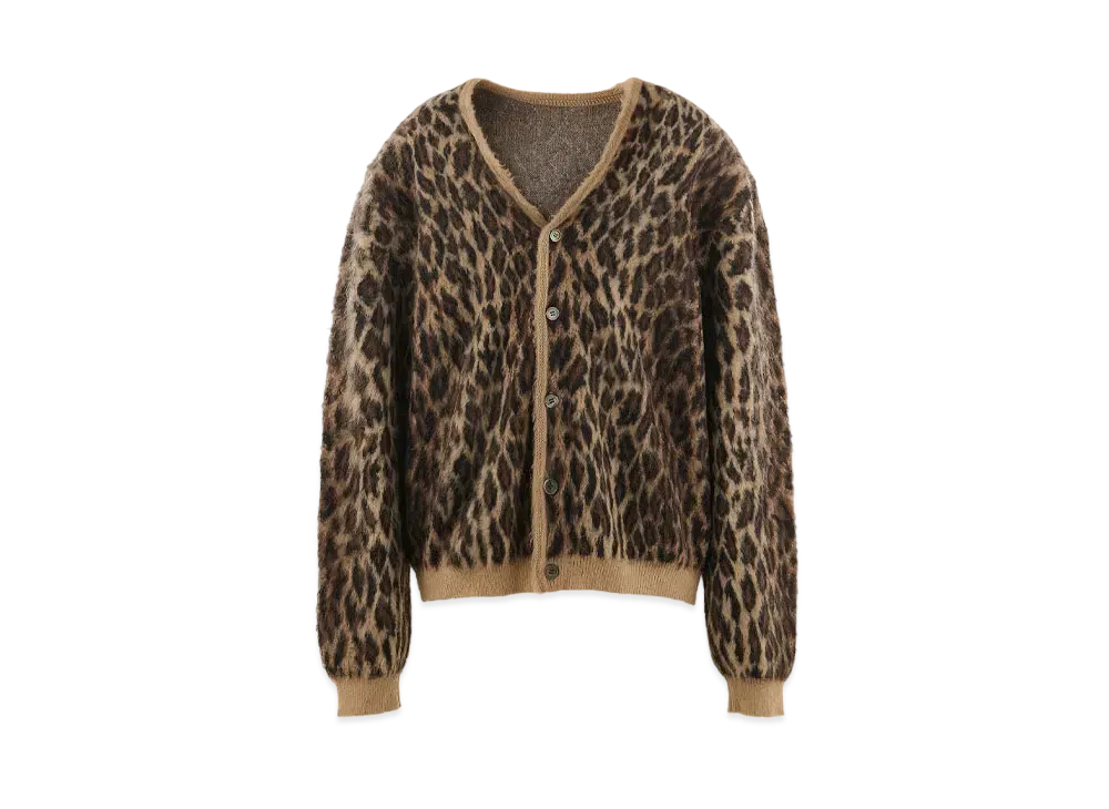 SAINT Mxxxxxx Mohair Cardigan "Leopard"