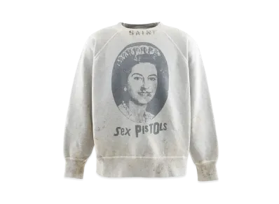 SAINT Mxxxxxx x Sex PistoLS SP_Crew Swt_Queen "Gray"