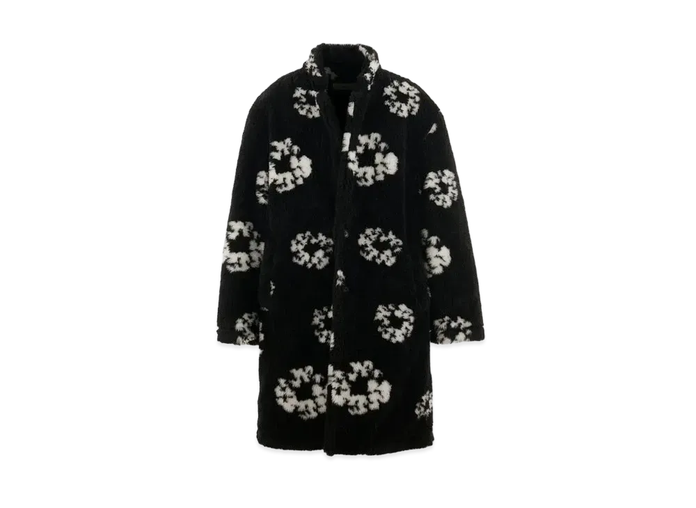 SAINT Mxxxxxx x Denim Tears DT_Fur Coat_CT Wreath "Black"