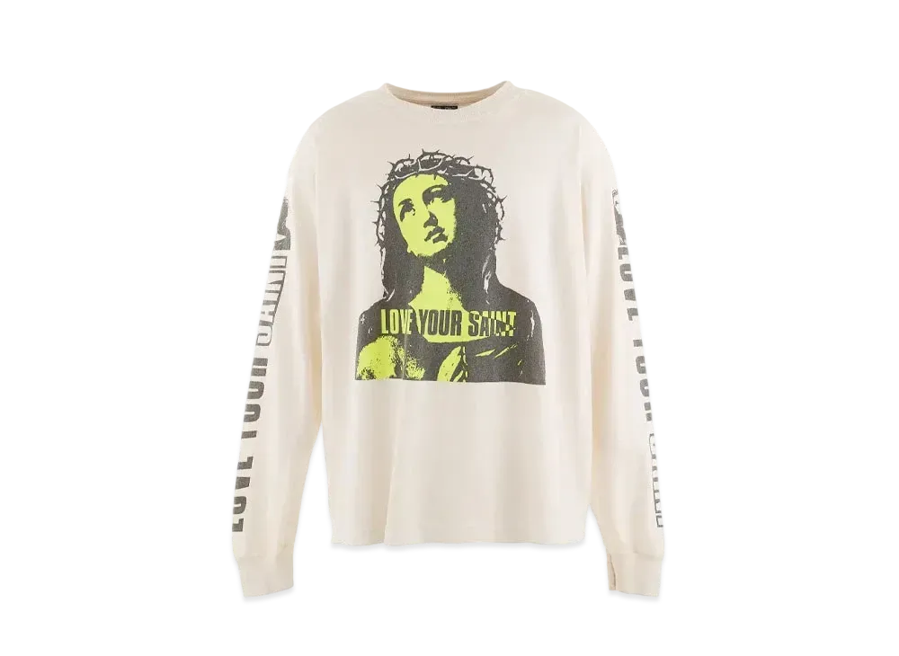 SAINT Mxxxxxx LS Tee_Love Ur Saint "White"