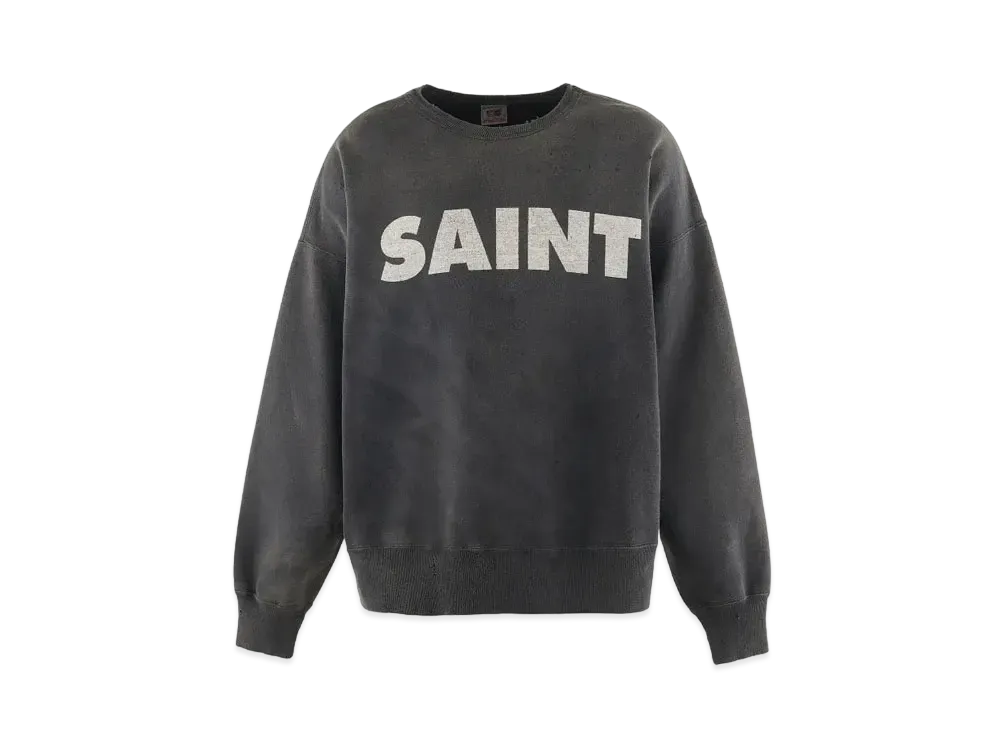 SAINT Mxxxxxx Crew Sweat_Saint "Black"