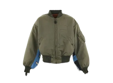 SAINT Mxxxxxx Damage MA-1 Jacket "Khaki"