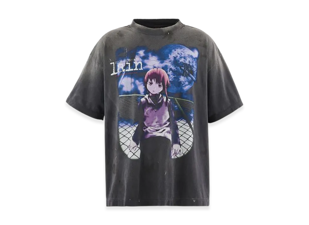 SAINT Mxxxxxx x serial experiments lain x GEEKS RULE Tee "Black"