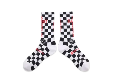 SAINT Mxxxxxx Sinner Socks (25FW) "Black/White"