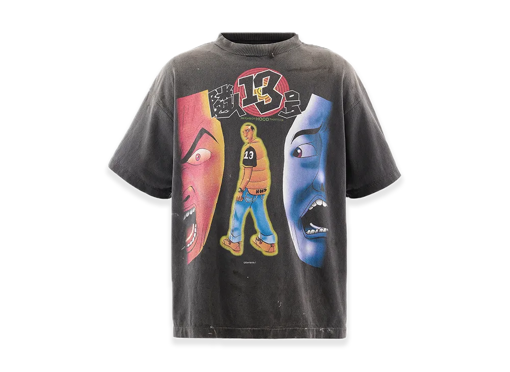 SAINT Mxxxxxx x SANTASTIC! x GEEKS RULE SS Tee The Neighbor No.13 "Black"